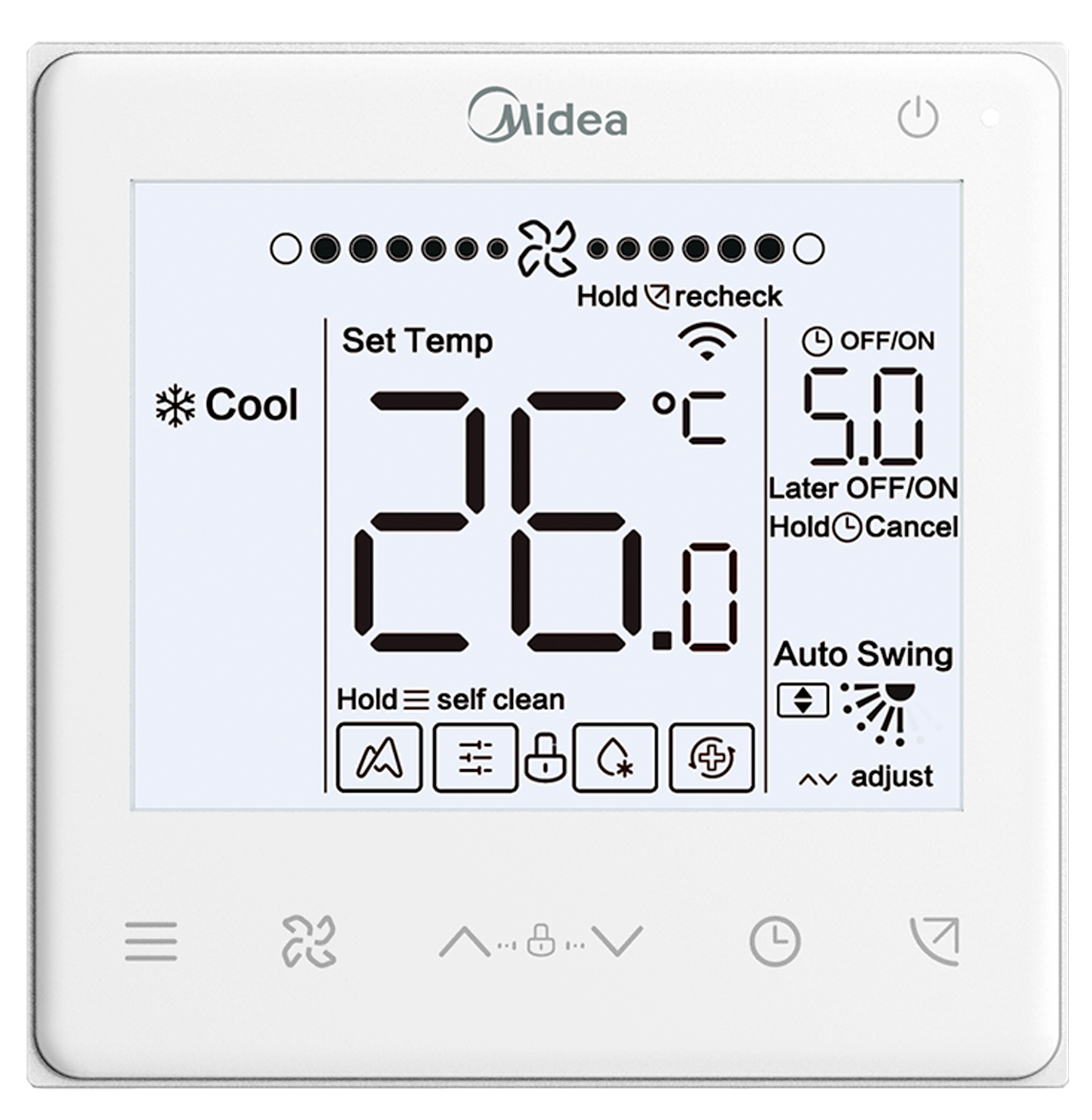 Photo Télécommandes filaires Midea pour HRV-Dxxx(C)
